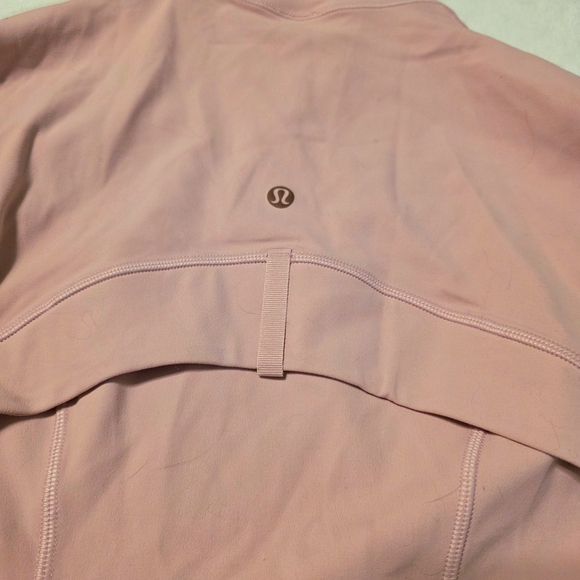 Nwt Lululemon Define Cropped Jacket Pink Haze / Rose Gold Pink Zip-Up Jacket 4 - Picture 8 of 9